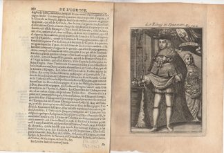 Antique Print-KING-SPAIN-CHARLES II-HOUSE OF HABSBURG-Mallet-1719