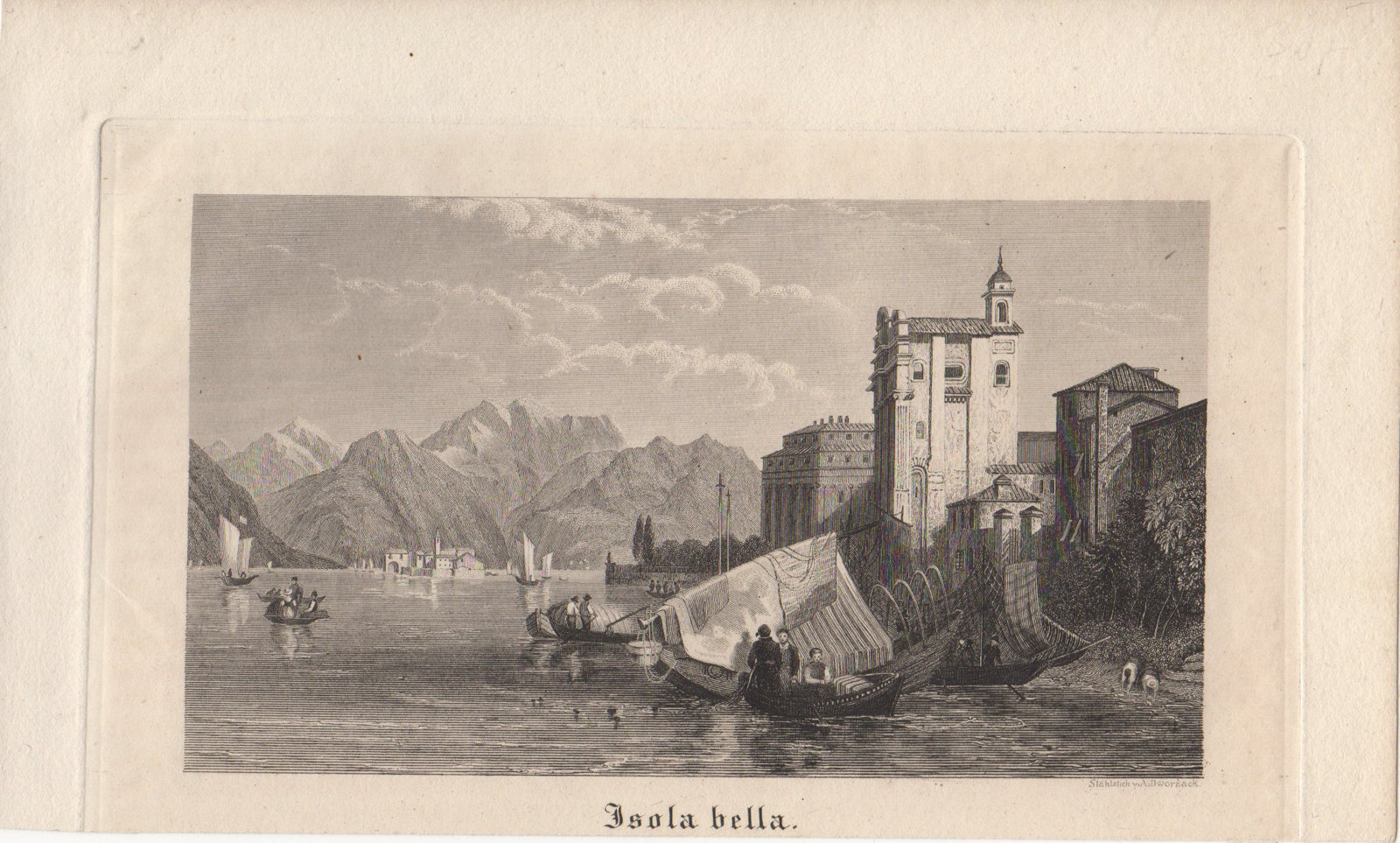 RB 3381 416x250 Antique Print-LAGO MAGGIORE-ISOLA BELLALAKE-ITALY-SHIPS-Dworzack-Stanfield-1836