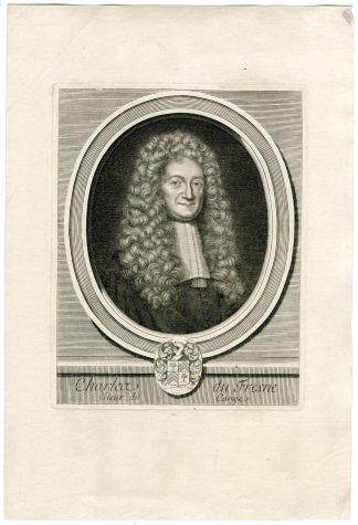 Antique Print-PORTRAIT-CHARLES-DU-FRESNE-DU-CANGE-HISTORIAN-Anonymous-c.1770