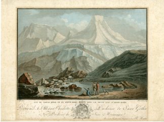 Antique Master Print-SWISS-ALPS-GROSS-BREIT-OBER-HORN-Descourtis-Wolf-c.1785