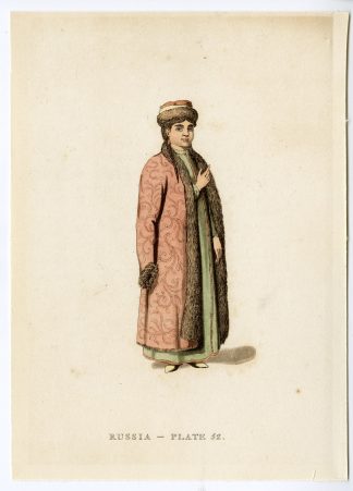 Antique Print-RUSSIA-COSTUME-EMPIRE-PLATE-52-Anonymous-1803