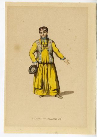 Antique Print-RUSSIA-COSTUME-EMPIRE-PLATE-54-Anonymous-1803