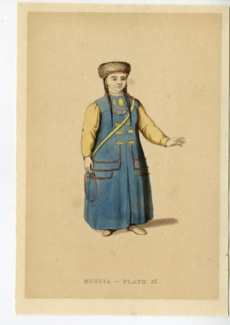 Antique Print-RUSSIA-COSTUME-EMPIRE-PLATE-56-Anonymous-1803