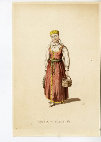 Antique Print-RUSSIA-COSTUME-EMPIRE-PLATE-62-Anonymous-1803