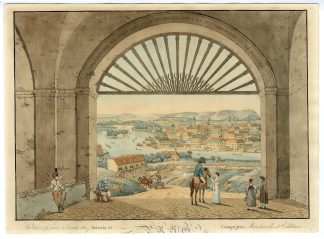 Antique Master Print-VIEW-OF-PRAGUE-Postl-Janscha-1818