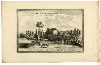 Antique Print-BERKEL EN RODERIJS-TOLL-GATE-MEEREN-Decker-1678-1703