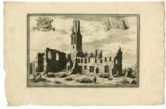 Antique Master Print-KONINGSVELD-MONASTERY-RUINS-Decker-1678-1703