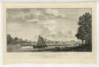 Antique Print-LEIDEN-VIEW-LAMMENSCHANS-Delfos-De Beijer-1762