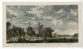 Antique Print-AMSTERDAM-SOLLENBURG-GUNPOWDER-MILL-EXPLOSION-Van Liender-1758