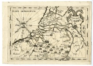 Antique Map-FLANDERS-PROVINCIA-FLANDRIAE-BRABANT-Cassino-Moncalieri-1712
