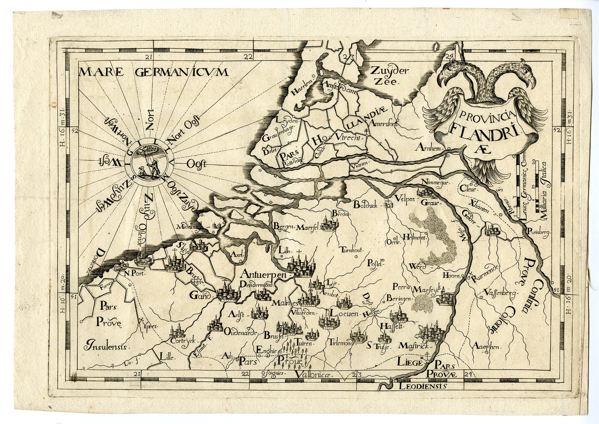 Pictura 06851 416x295 Antique Map-FLANDERS-PROVINCIA-FLANDRIAE-BRABANT-Cassino-Moncalieri-1712