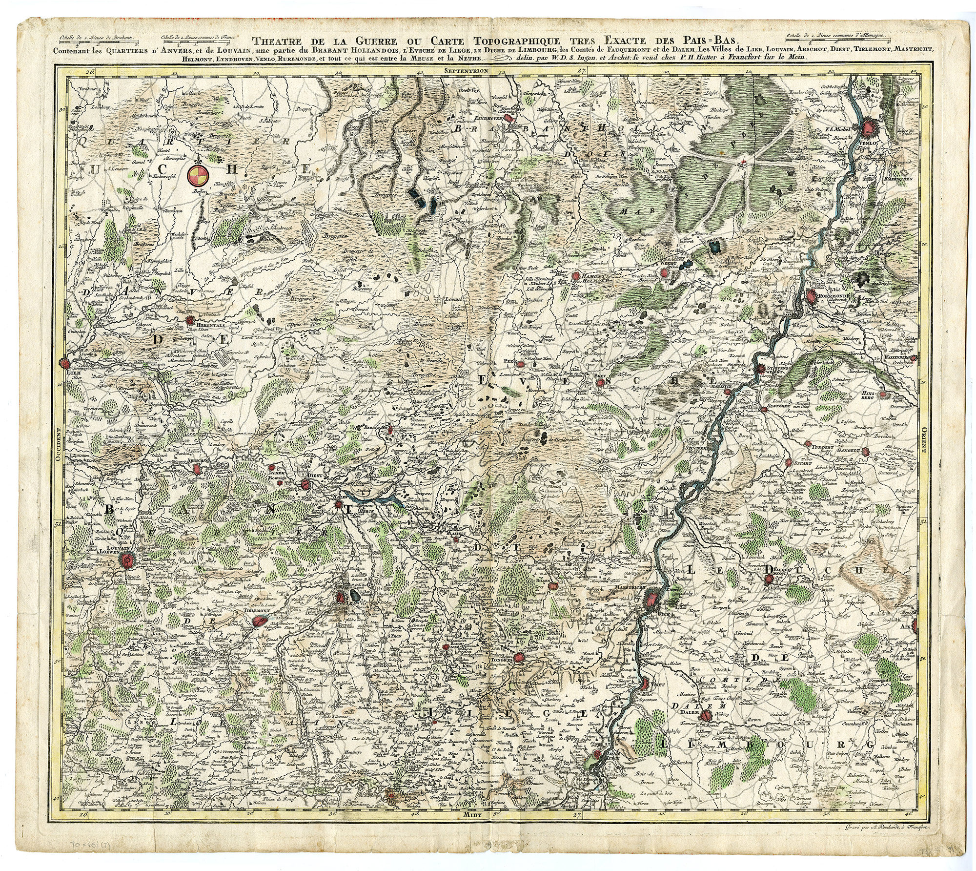 Pictura 06862 416x371 Antique Map-NETHERLANDS-LIMBURG-BELGIUM-Reinhardt-W.D.S.-18th c.