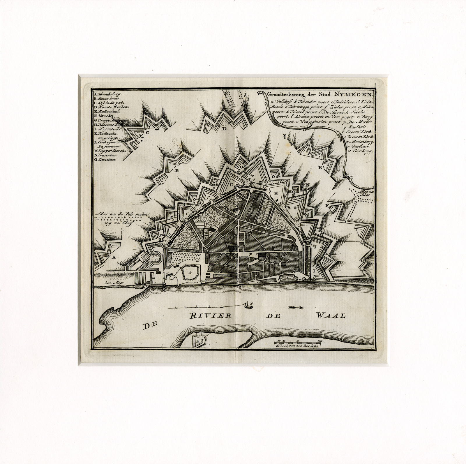 Pictura 06943 416x414 Antique Map-NIJMEGEN-De Leth-1740-1766