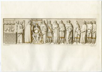 Antique Print-MURAL PAINTING-MONZA-KING-PL.5-Bramatti & Fumagalli-Ferrario-1823