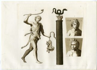 Antique Print-HERCULES-BRONZE-SANT'AMBROGIO-MILAN-PL.19-Bonatti-Ferrario-1823