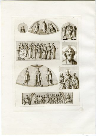 Antique Print-APOSTLES-JESUS-GOD PL.22-Bonatti-Ferrario-1823