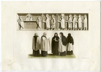 Antique Print-BAS RELIEF-MILAN-SAINT MARIA-ITALY-PL.29-Bramatti-Ferrario-1823