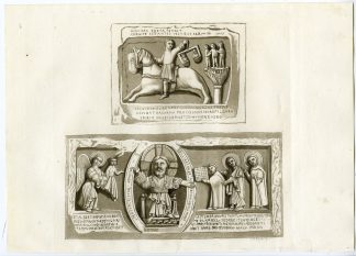 Antique Print-SEPULCHER-SAINT GIACOPO-PONTIDA-ITALY-PL.45-Bonatti-Ferrario-1823