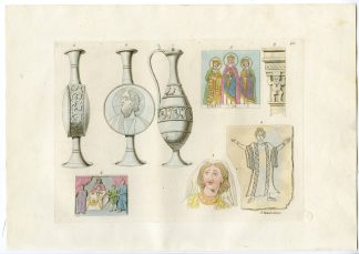 Antique Print-VASE-CLOTHING-ITALY-PL.46-Raineri-Ferrario-1823