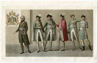 Antique Print-GOVERNOR-PALACE-MINISTER-ITALY-PL. 67-Bottigella-Ferrario-1823