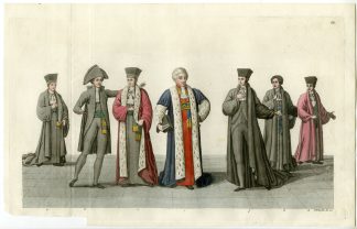 Antique Print-JUDGES-PROSECUTOR-LAWYERS-ITALY-PL. 68-Bottigella-Ferrario-1823