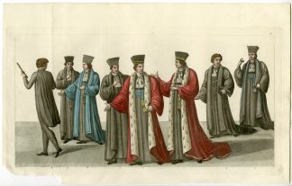 Antique Print-JUDGES-PROSECUTOR-LAWYERS-ITALY-PL. 69-Bottigella-Ferrario-1823