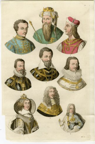 Antique Print-DUKES-SAVOY-KING-SARDINIA-ITALY-PL. 72-Sala-Ferrario-1823