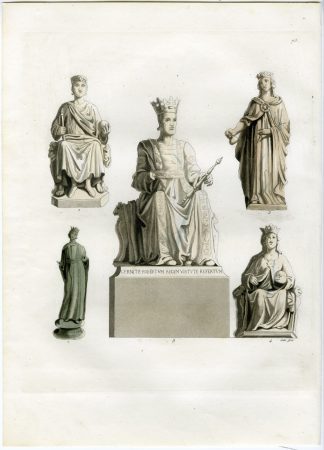 Antique Print-PRINCES-HOUSE OF ANJOU-CAPET-ITALY-PL. 75-Sala-Ferrario-1823