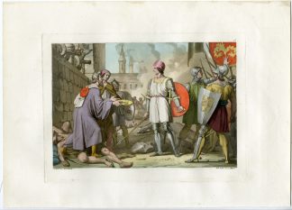Antique Print-FRANCESCO FERRUCCI-SIEGE-VOLTERRA-ITALY-P.78-Gallina-Ferrario-1823