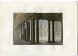 Antique Print-ARCHITECTURE-SEMINARY-MILAN-ITALY-PL. 87-Raineri-Ferrario-1823