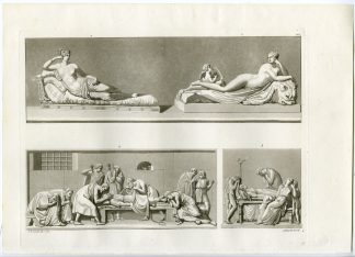 Antique Print-VENUS-SOCRATES-NAIAD-SANTA CRUZ-ITALY-PL.105-Bramati-Ferrario-1823