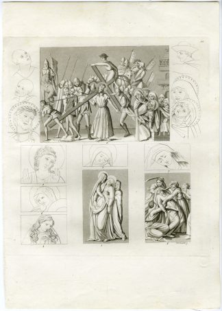 Antique Print-GIUNTA-CIMABUE-GIOTTO-CRUCIFIXION-ITALY-110-Bonatti-Ferrario-1823