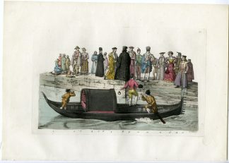 Antique Print-CLOTHES-16TH CENTURY-RENAISSANCE-VENICE-130-Gallina-Ferrario-1823