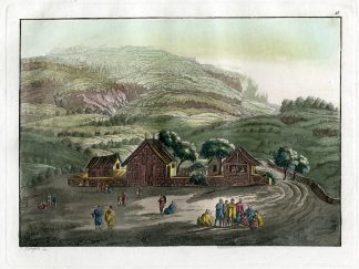Antique Print-ETHIOPIA-HOUSE-RAS-SELASSIE-ANTALOW-Fumagalli-Salt-Ferrario-c.1815