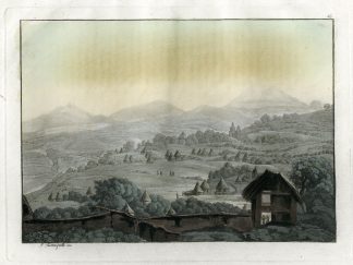 Antique Print-VILLAGE-ADUA-ABYSSINIA-Fumagalli-Ferrario-1819