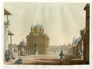 Antique Print-MONASTERY-CHURCH-WALLACHIA-Castellini-Ferrario-1816
