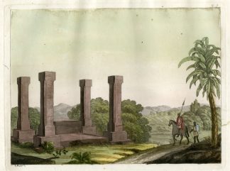 Antique Print-ABYSSINIA-CORONATION-THRONE-Rossi-Ferrario-1827
