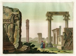 Antique Print-PERSEPOLIS-RUINS-Rossi-Ferrario-1826