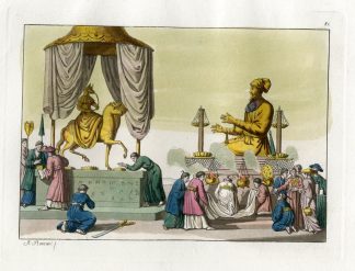 Antique Print-JAPAN-SHINTO-AMIDA-XACA-Rancati-Ferrario-1816
