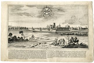 Antique Print-IJSSELSTEIN-YSELSTEYN-UTRECHT-VIEW-Bouttats-Peeters-1680