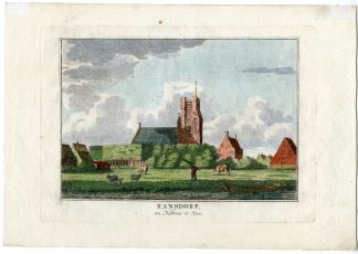 Antique Print-RANSDORP-VIEW-NOORD HOLLAND-NETHERLANDS-Greebe-1750