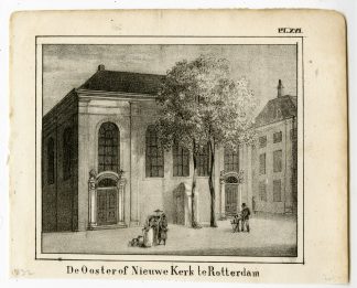 Antique Print-NIEUWE KERK-OOSTERKERK-ROTTERDAM-NETHERLANDS-van Reyn-1832
