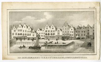 Antique Print-MELKMARKT-ROTTERDAM-NETHERLANDS-Boers-van Reyn-1832