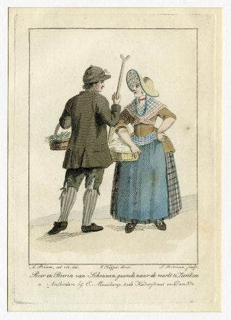 Antique Print-SCHOUWEN-DRESS-ZEELAND-NETHERLANDS-Portman-Maaskamp-c. 1810