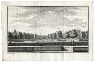 Antique Print-SAS VAN GENT-ZEELAND-VIEW-NETHERLANDS-Philips-Tirion-c. 1740
