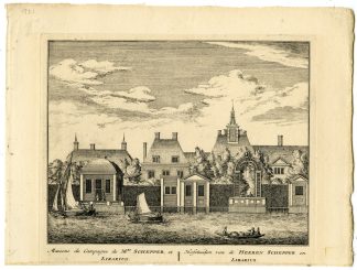 Antique Print-ESTATE-SCHEPPER-LIBARIUS-NETHERLANDS-Rademaker-1730