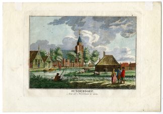 Antique Print-SUNDERDORP-ZUNDERDORP-AMSTERDAM-VIEW-NETHERLANDS-Greebe-1750