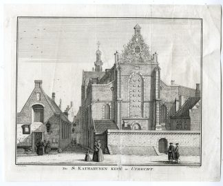 Antique Print-UTRECHT-CATHARIJNEKERK-CATHEDRAL-CHURCH-Philips-de Beyer-1744