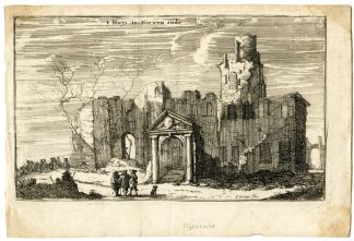 Antique Print-NYENRODE-NIJENRODE CASTLE-BREUKELEN-NETHERLANDS-Sorious-c. 1675
