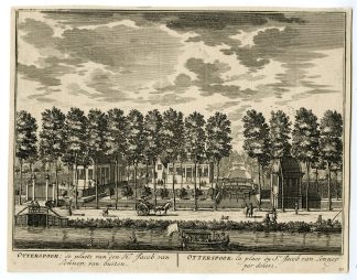 Antique Print-JACOB VAN LENNEP-OTTERSPOOR-MAARSSEN-NETHERLANDS-Stoopendaal-1719